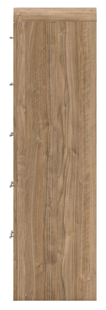 Gramburg - Five Drawer Chest - Warm Natural Brown