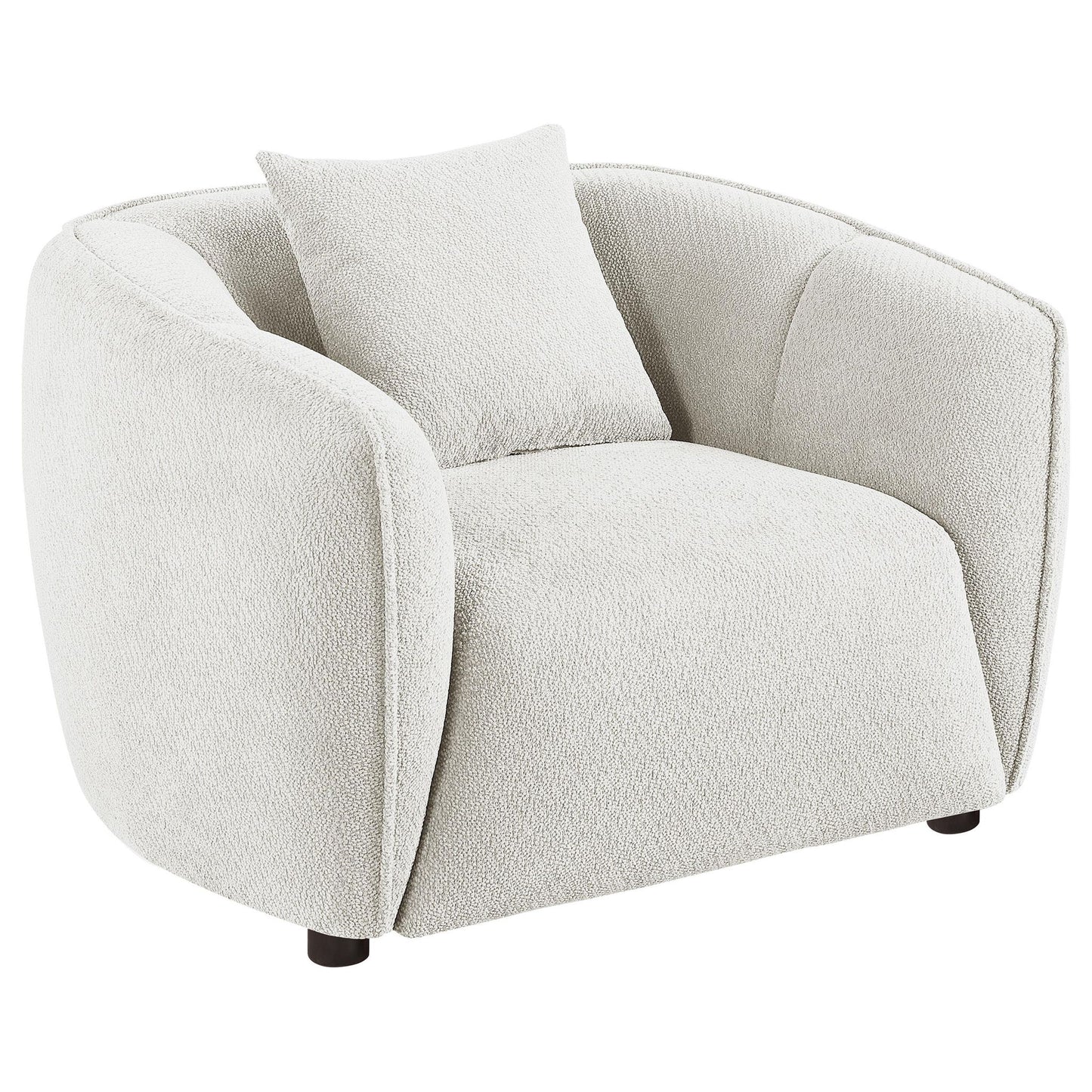 Aleisha Fabric Upholstered Accent Chair Sand