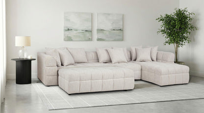 Amara 4-Piece Upholstered Sectional Sofa