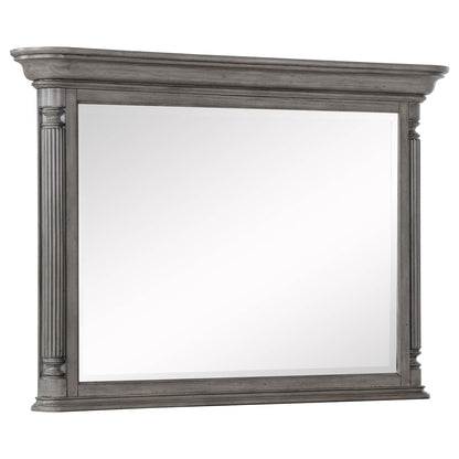 Cresswell Rectangular Dresser Mirror Weathered Taupe