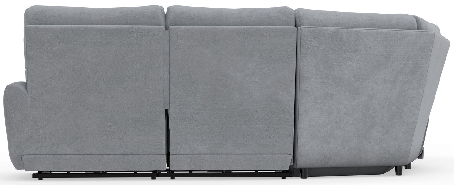 Majesty - Deep Seating Power Reclining Sectional And Ottoman