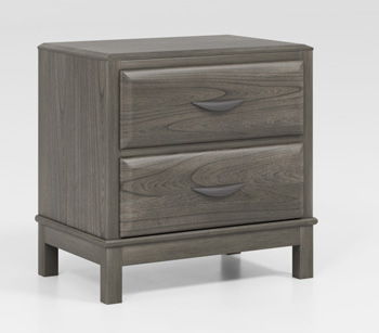 Mazing - Two Drawer Night Stand - Gray