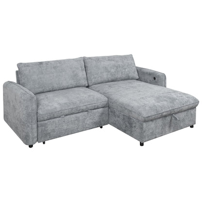 Finn - 2 Piece Sectional (LAF Sofa/Chaise) - Gray
