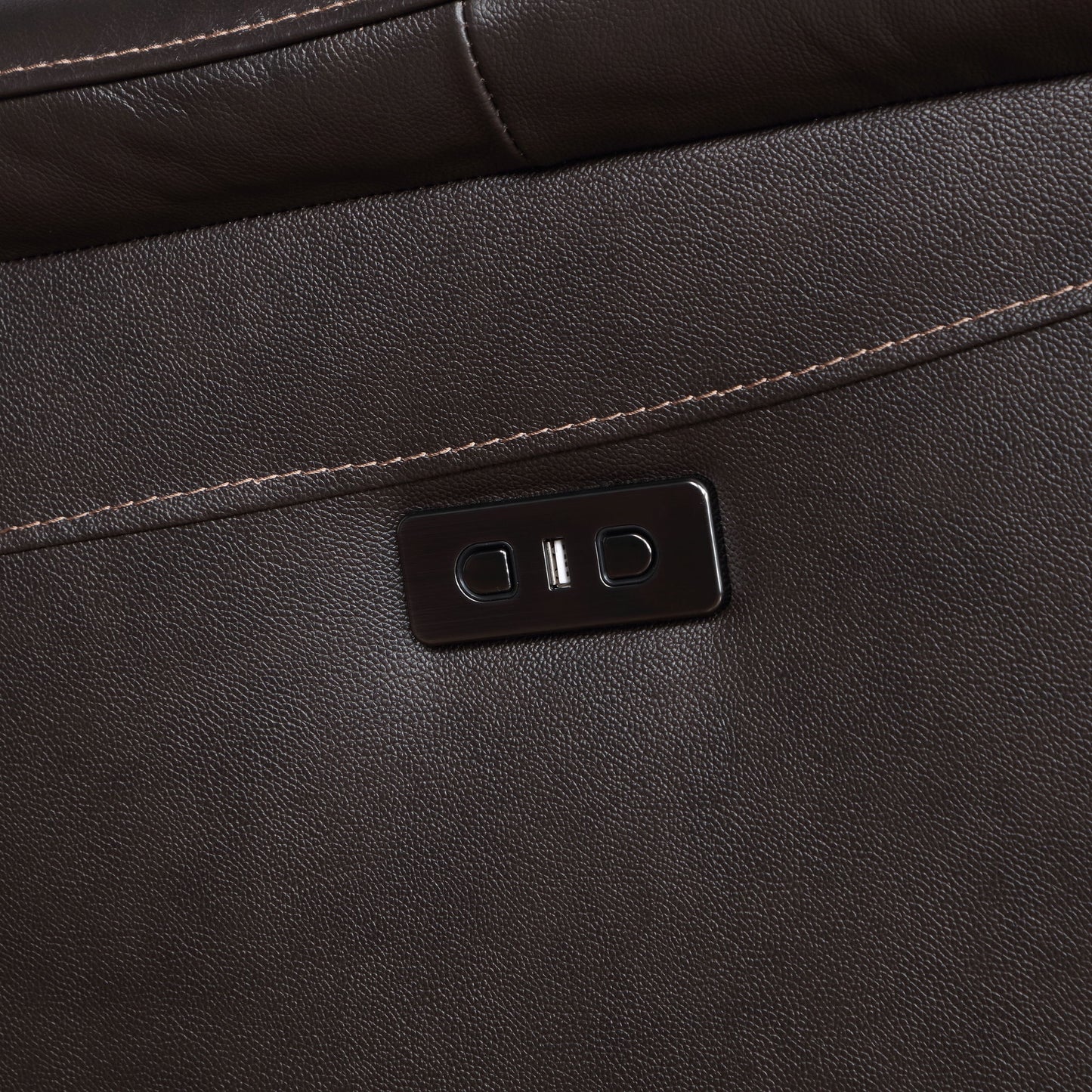 Alexandria - Leather Power Sectional