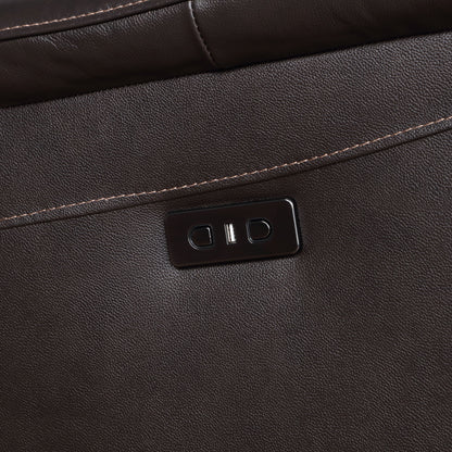 Alexandria - Leather Power Sectional