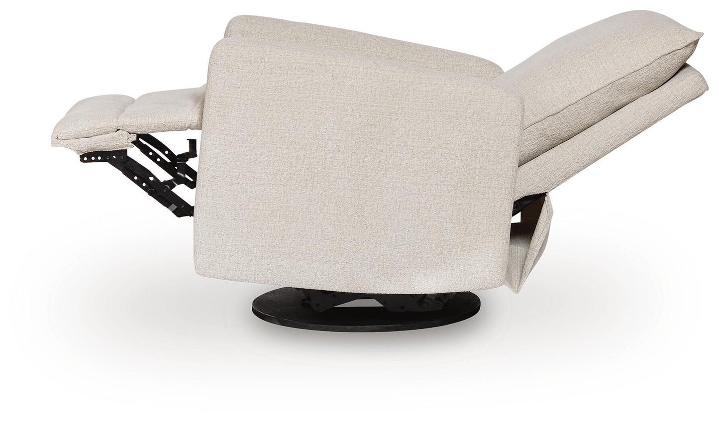 Oaklynn-Manor - Swivel Glider Recliner - Canvas