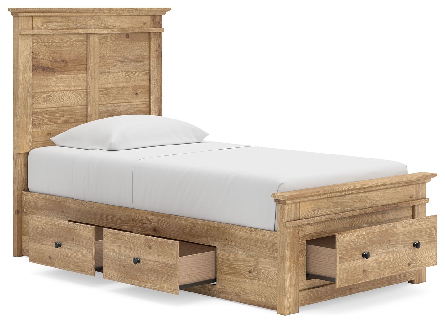 Makidern - Panel Storage Bed