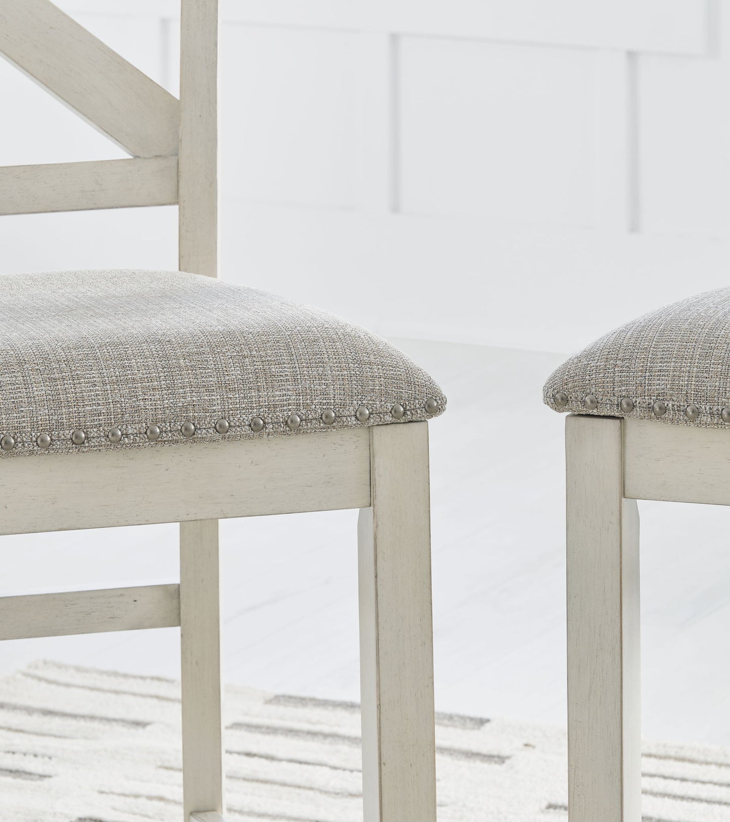 Robbinsdale - Upholstered Barstool (Set of 2) - Antique White