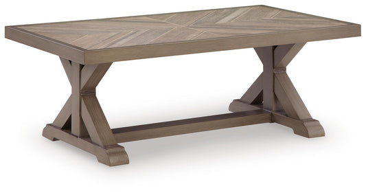 Laguna Heights - Rectangular Cocktail Table - Beige