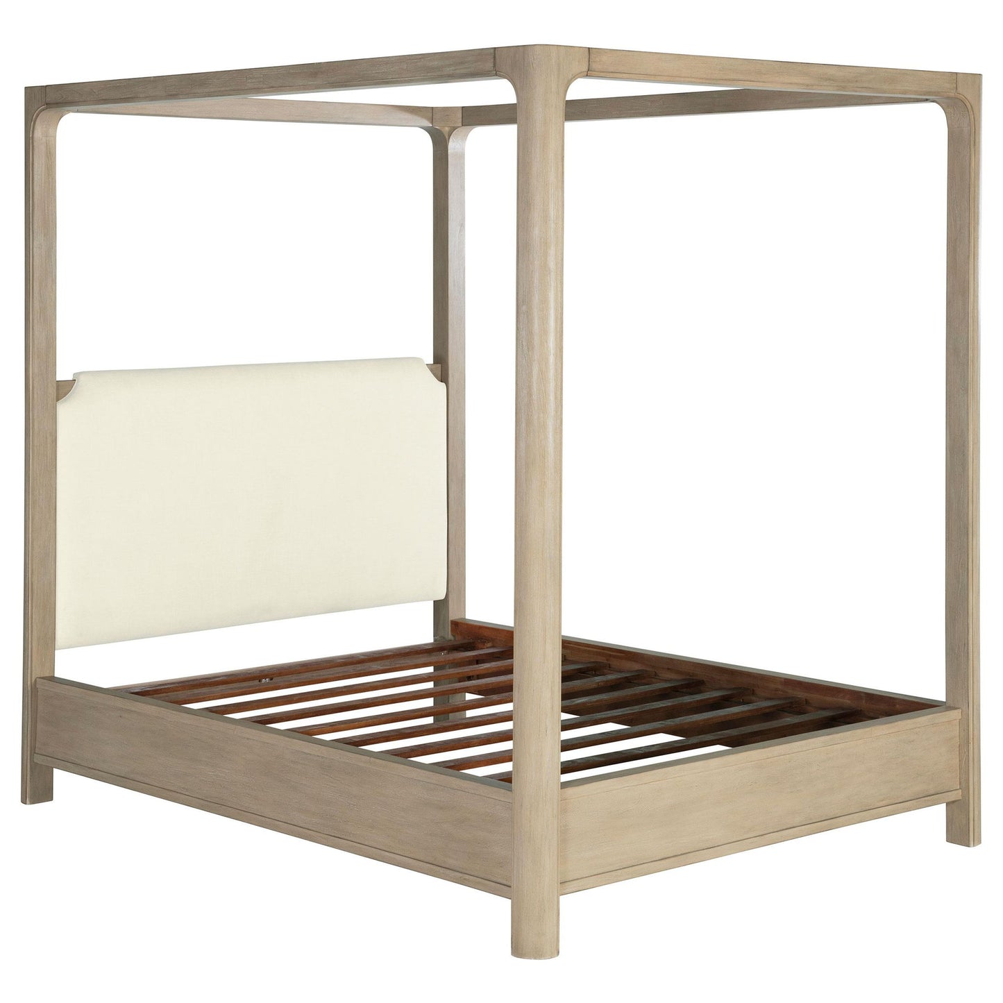 Solano 85-inch Queen Canopy Bed Weathered Mango