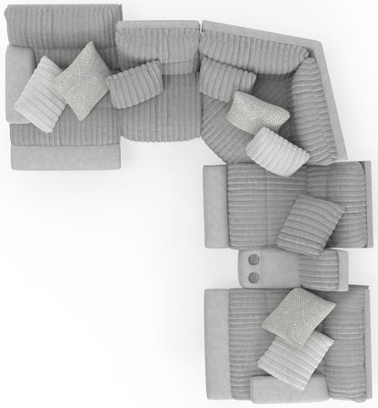Abraxas - 6 Piece Reclining Sectional