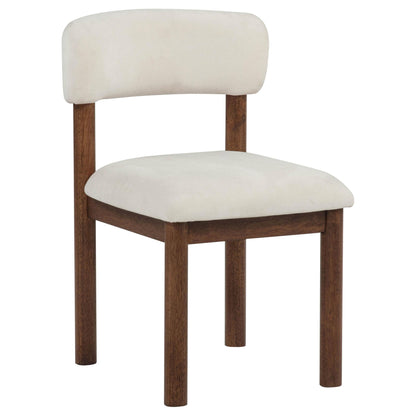 Faulkner Upholstered Dining Side Chair Cream (Set of 2)