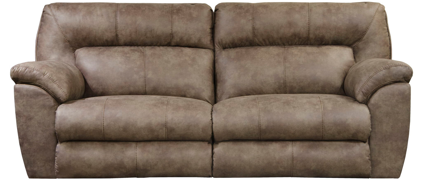 Hollins - 88" Power Reclining Sofa - Coffee