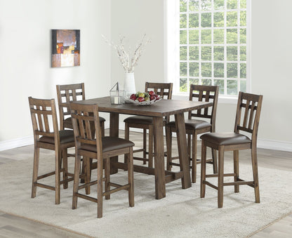 Saranac - Counter Chair - Dark Brown
