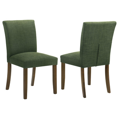 Paxton Upholstered Dining Side Chair Green (Set of 2)