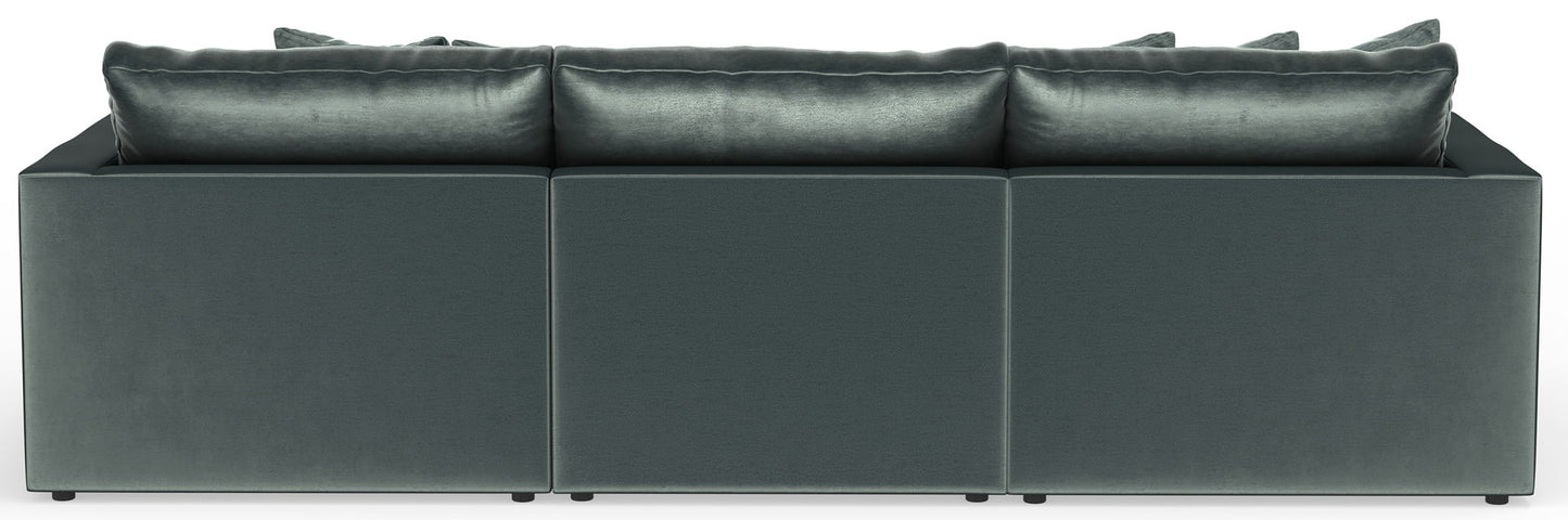 Remington - Modular Sofa And Cocktail Ottoman - Pine