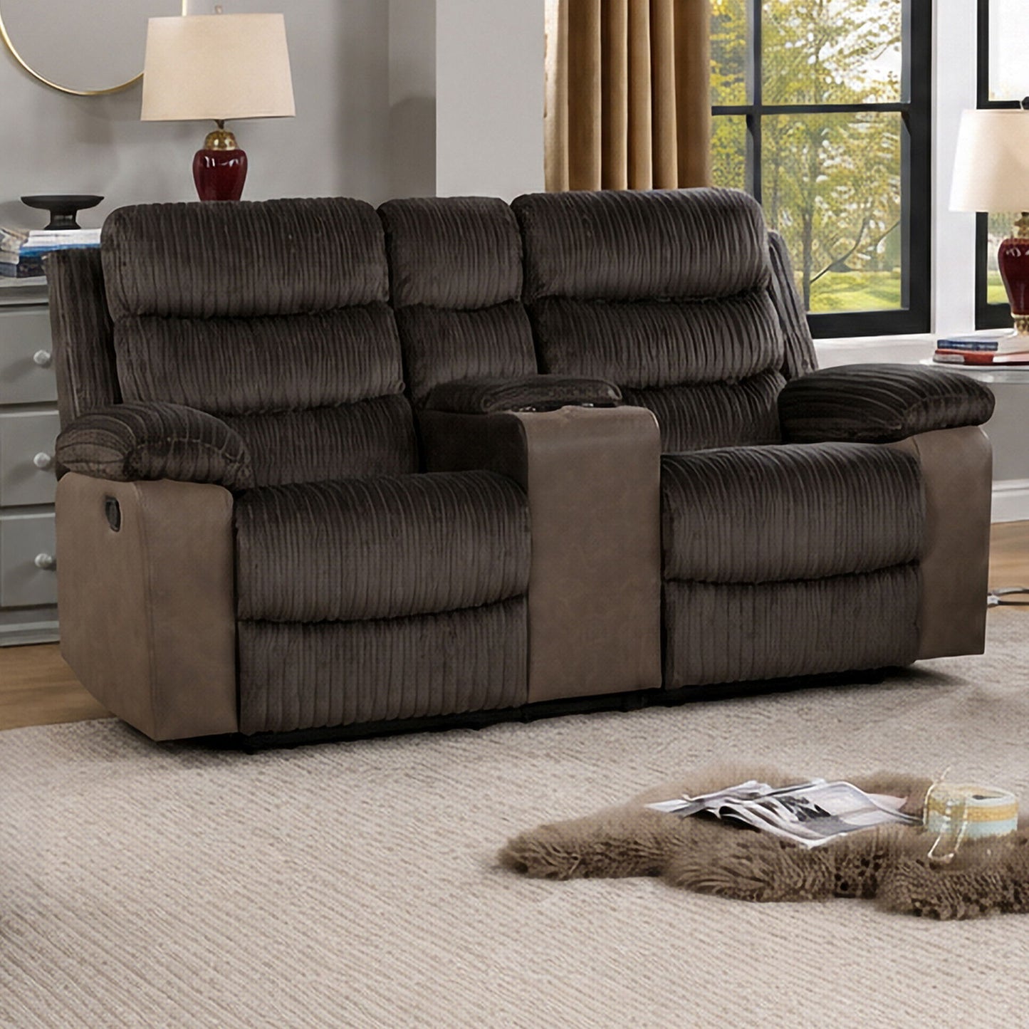 Willow - Console Loveseat With Dual Recliners