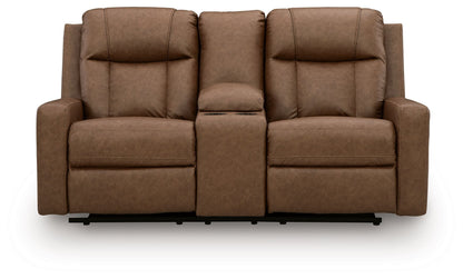 Mackmenville - Double Reclining Loveseat With Console