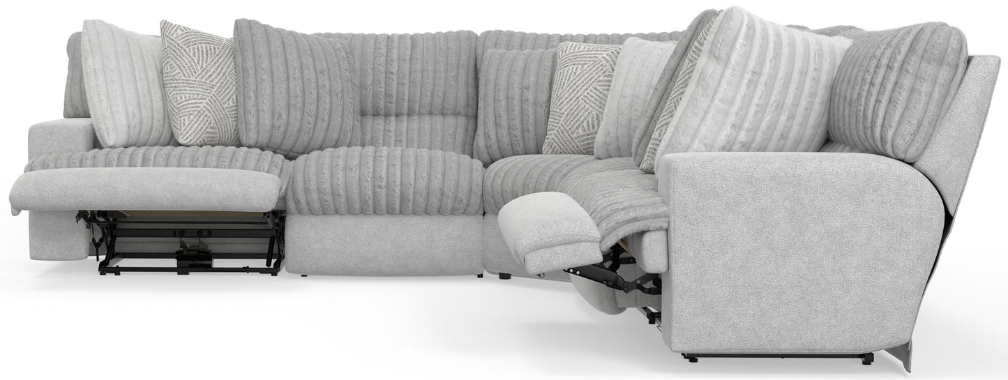 Abraxas - 5 Piece Reclining Sectional