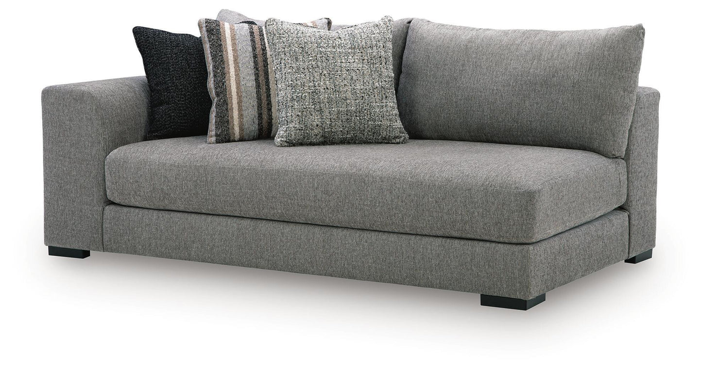 Creston Heights - LAF Corner Chaise - Smolder