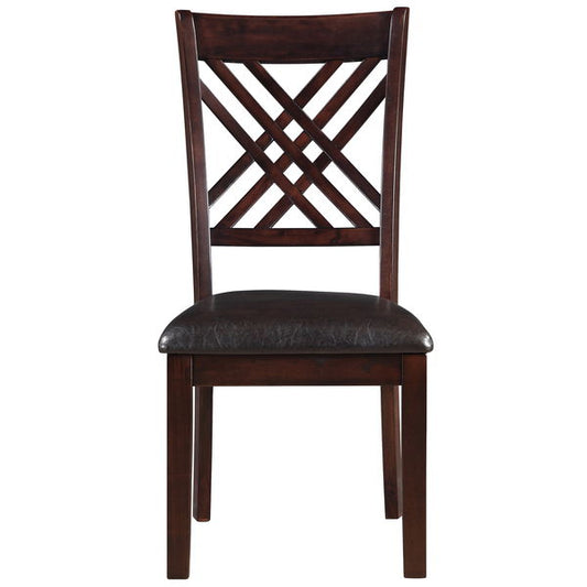 Adrian - Side Chair - Dark Brown