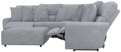 Majesty - Deep Seating Power Reclining Sectional And Ottoman