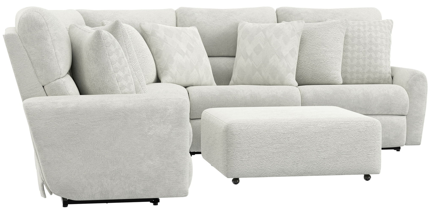 Majesty - Deep Seating Power Reclining Sectional And Ottoman