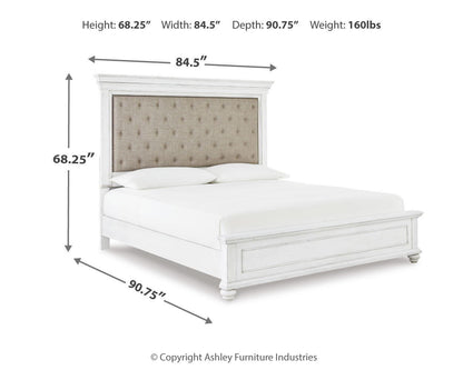 Kanwyn - Upholstered Panel Bed