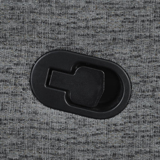 Bahrain Upholstered LAF Recliner Charcoal