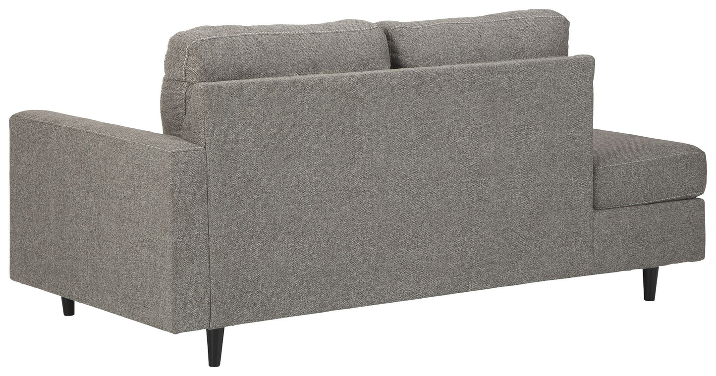 Lyman - RAF Corner Chaise - Graphite