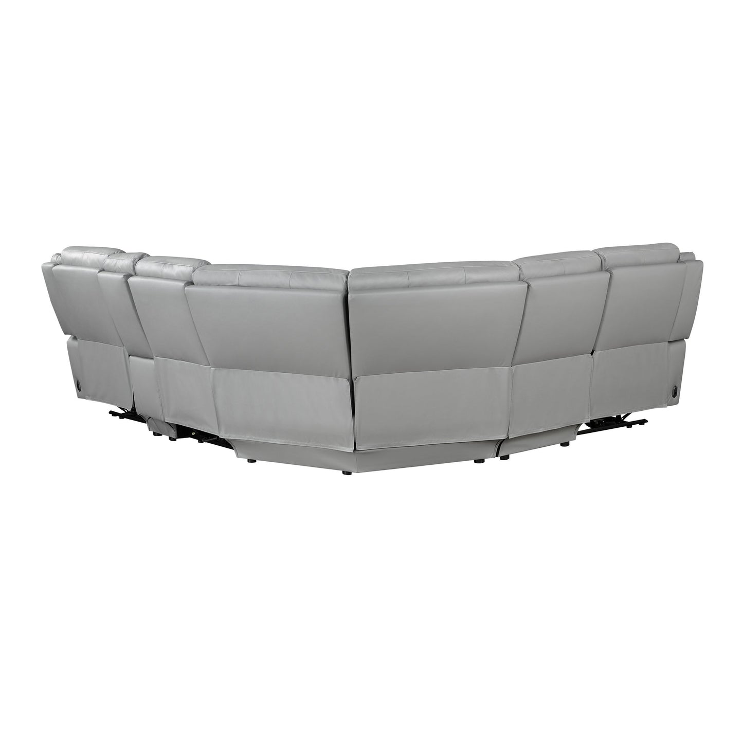 Alexandria - Leather Power Sectional
