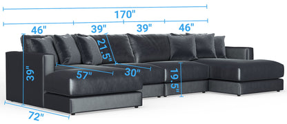 Remington - Modular Sofa - Slate