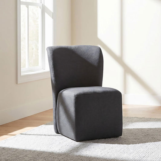 Jaelynn Upholstered Parsons Dining Side Chair Charcoal (Set of 2)