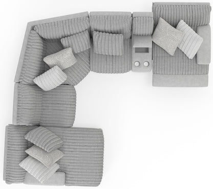 Abraxas - 6 Piece Reclining Sectional
