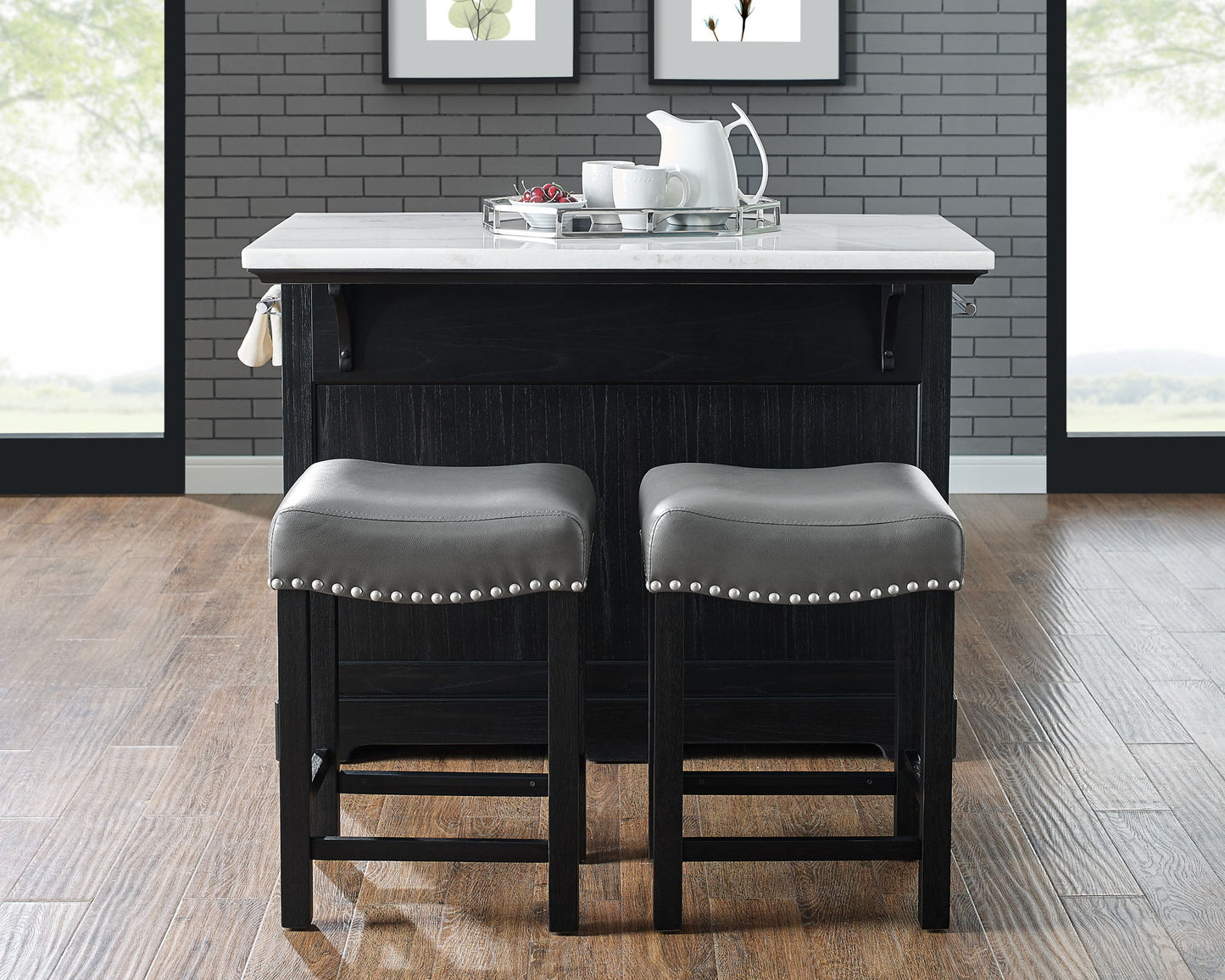 Aspen - Counter Stool - Dark Gray