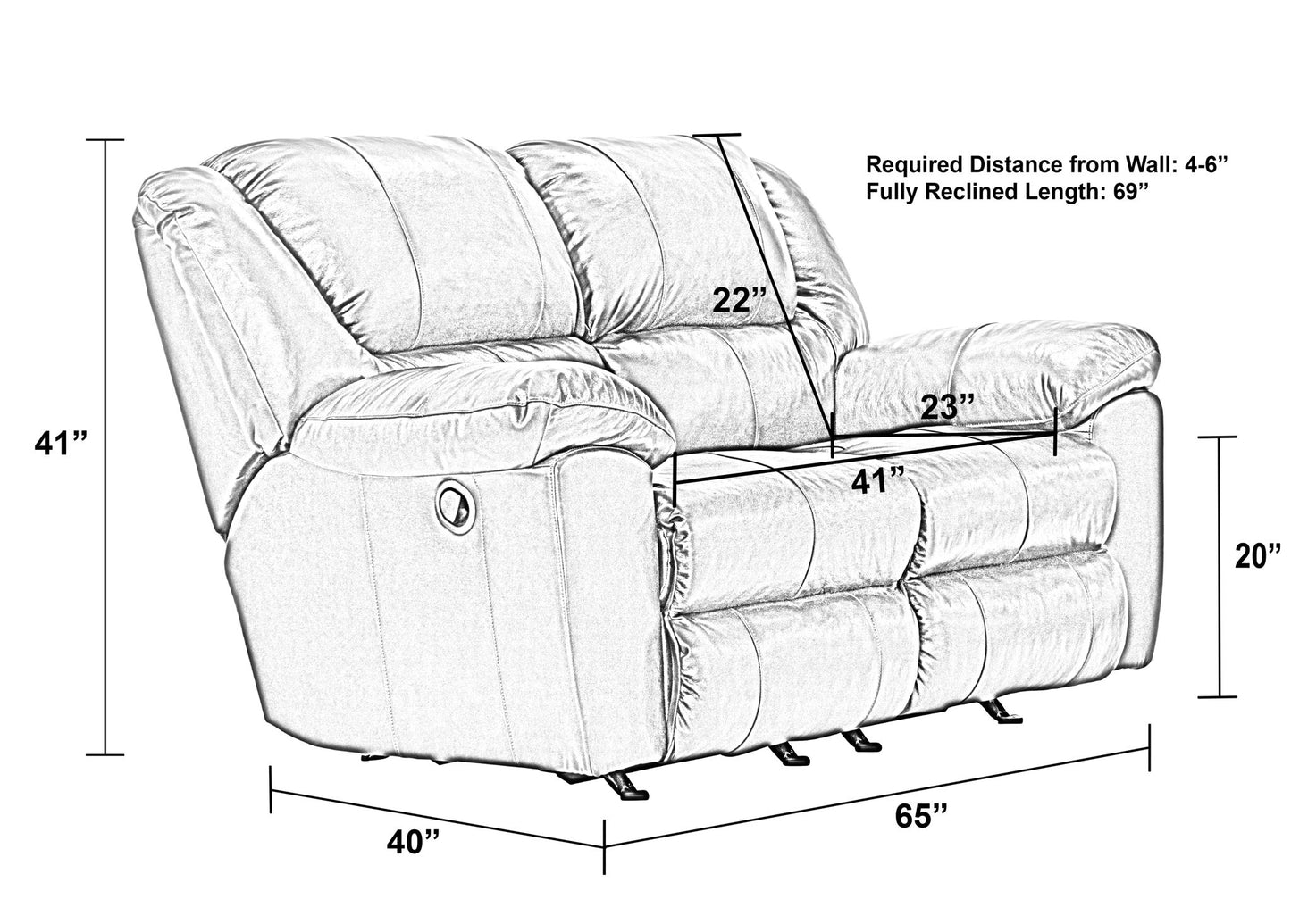 Transformer II - Reclining Loveseat