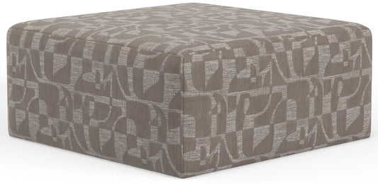 Zeke - Cocktail Ottoman - Cloud