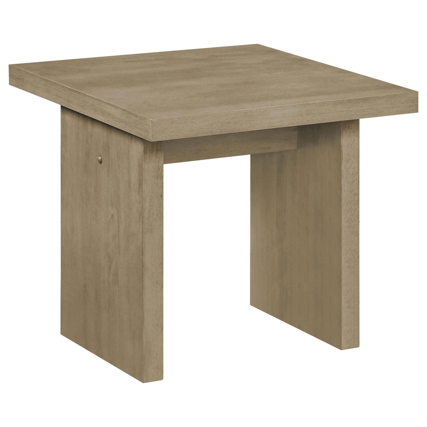 Decker Square Occasional Side End Table Natural Oak
