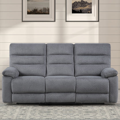 Cozy - Manual Recliner Sofa - Gray