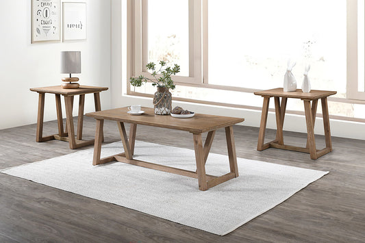 Putnam - 3 Piece Occasional Set (1 Coffee & 2 End Tables) - Walnut