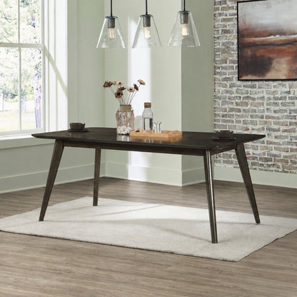Rex - 72" Fixed Top Rectangle Dining Table - Walnut