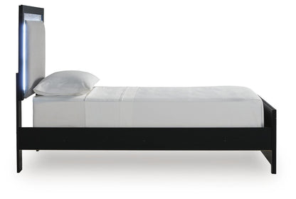 Maeling - Upholstered Panel Bed