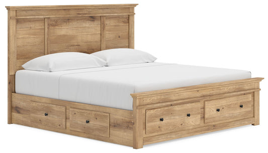 Makidern - Panel Storage Bed