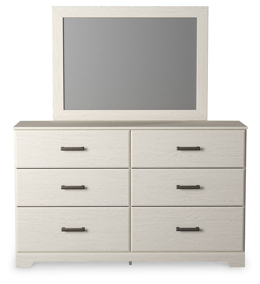 Stelsie - Dresser, Mirror - White
