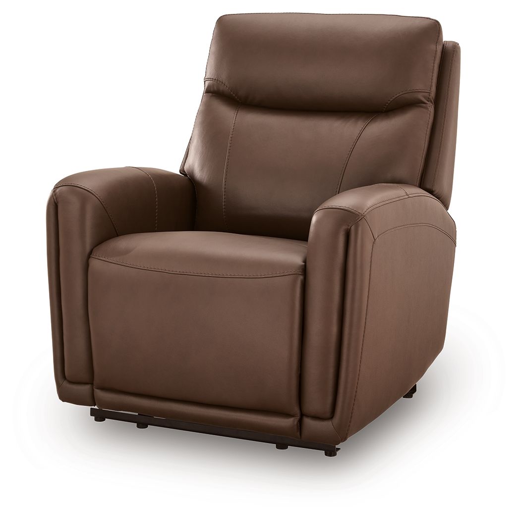 Pincara - Power AutoGlide Recliner With Audio System - Umber