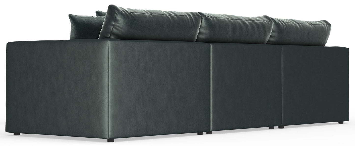 Remington - Modular Sofa And Cocktail Ottoman - Pine