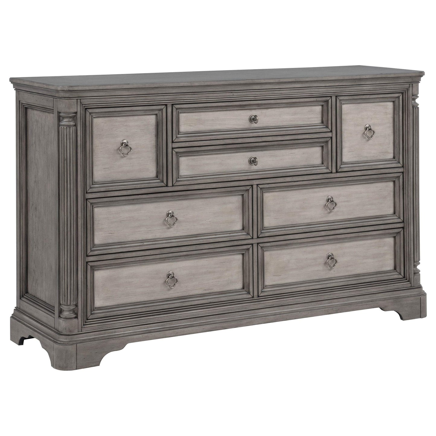 Cresswell 8-drawer Bedroom Dresser Weathered Taupe