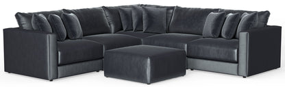 Remington - Modular Sofa And Cocktail Ottoman - Slate
