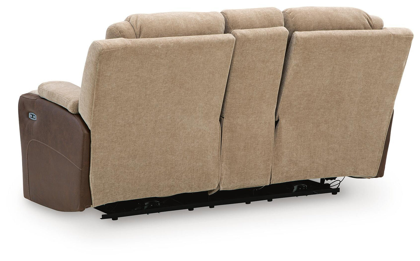 Mixed Motion - Power Reclining Loveseat With Console / Adjustable Headrest