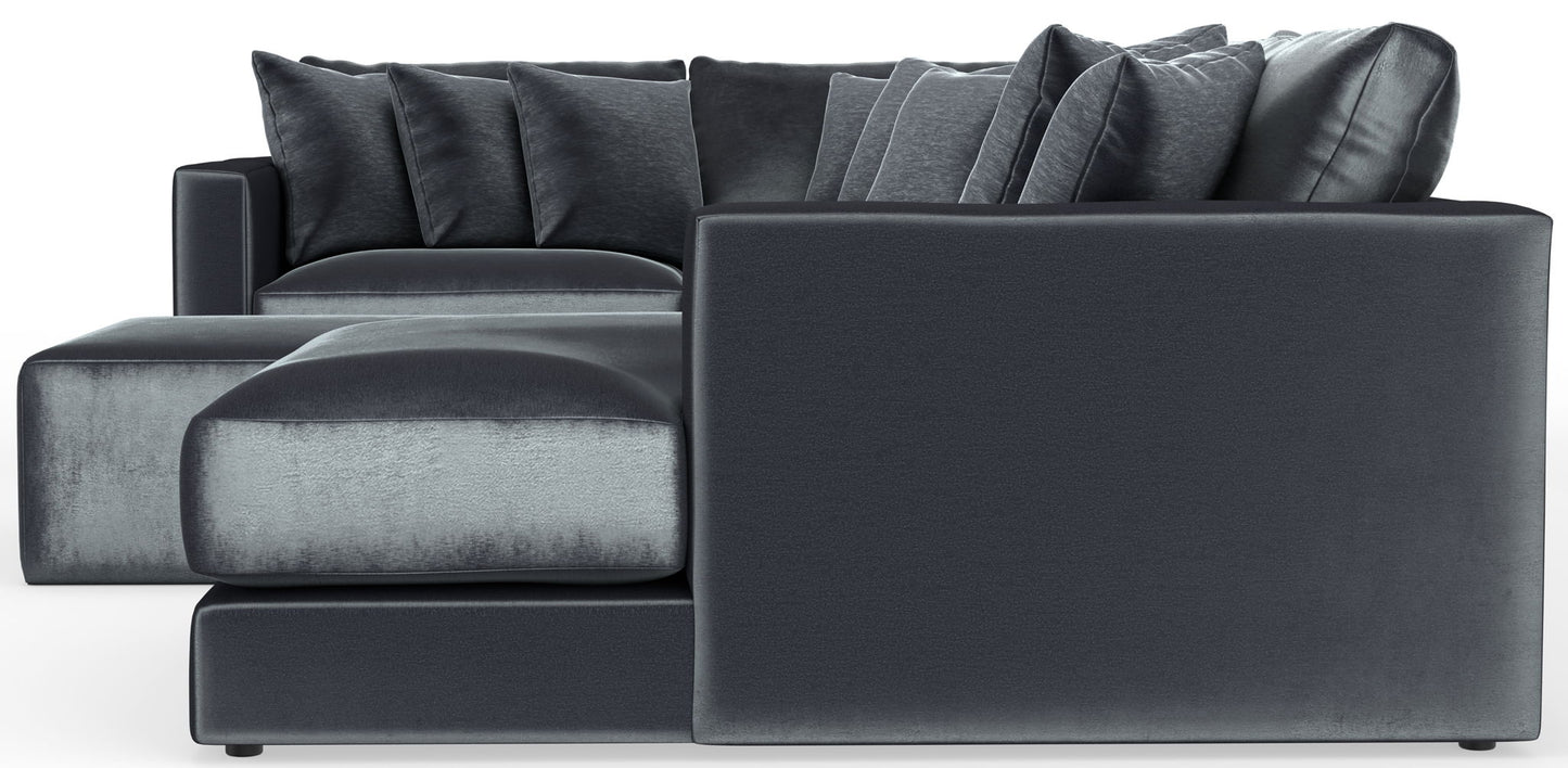 Remington - Modular Sofa And Cocktail Ottoman - Slate